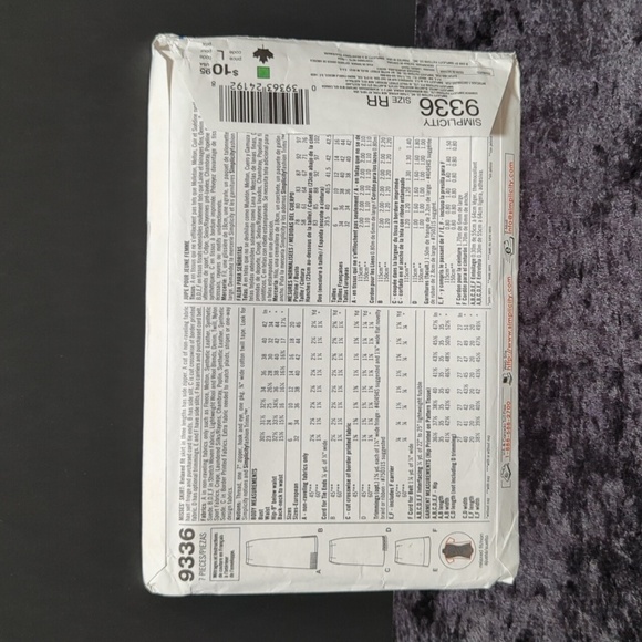 Simplicity 9336 One Hour Sewing Pattern Women's Skirt Sz RR 14-20 Unused - Picture 2 of 3